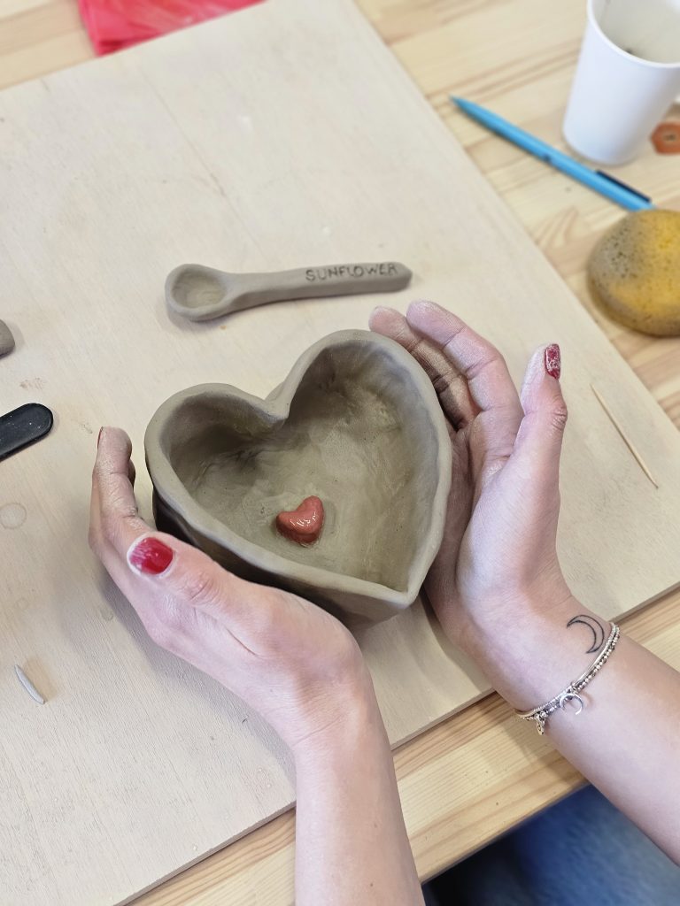 Team building ceramic workshop near Basel, creative corporate activity in Alsace, pottery class for groups, contemporary ceramics studio Mulhouse